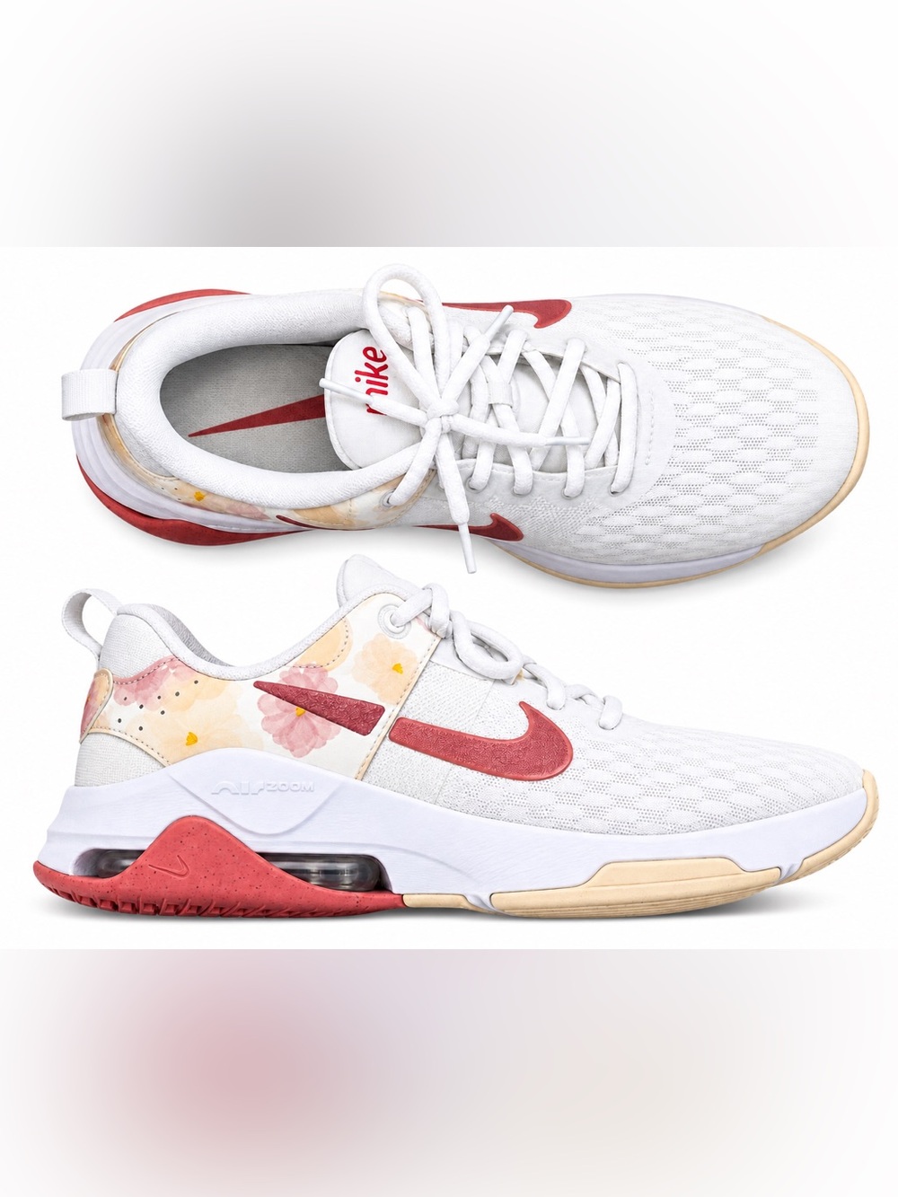 Nike Zoom Bella 6 Premium 'White Guava Ice' Size 7 Sneakers Tennis Shoes